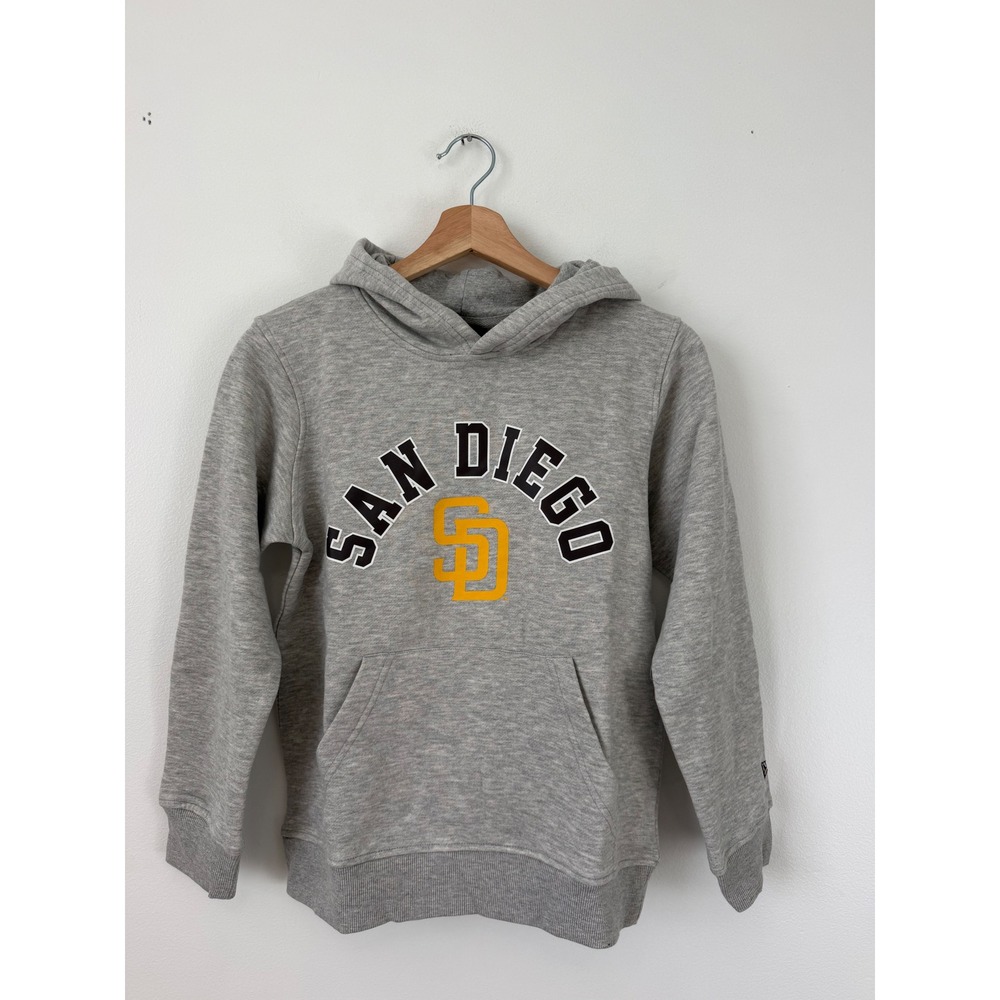 New Era Kids San Diego Padres Hoodie – Grey – Unisex Medium (8) – NWT